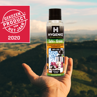 HYGENIQ  als verkozen product van het jaar 2020 aanwezig op de huishoudbeurs!
